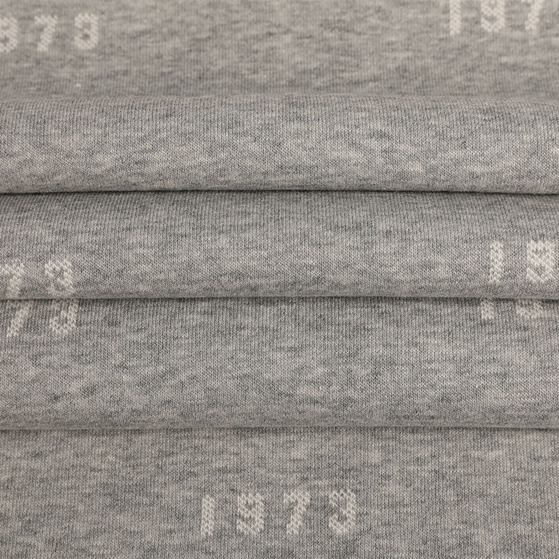 32s赛丽丝+100D/36F再生涤+10s赛丽丝提花抓毛布