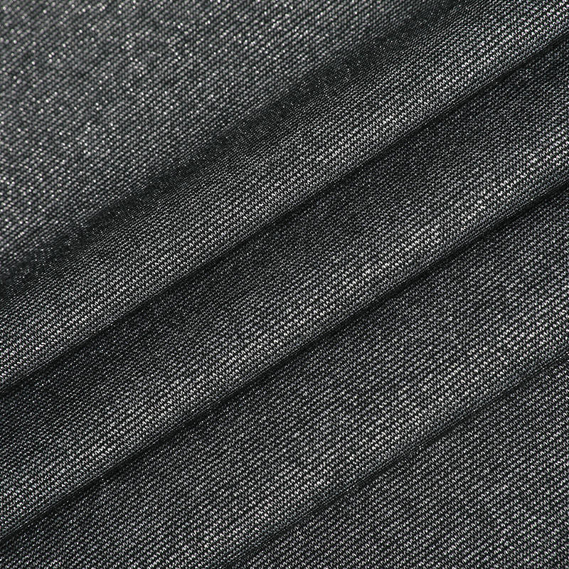 40sR黑色+银丝+40D氨纶汗布