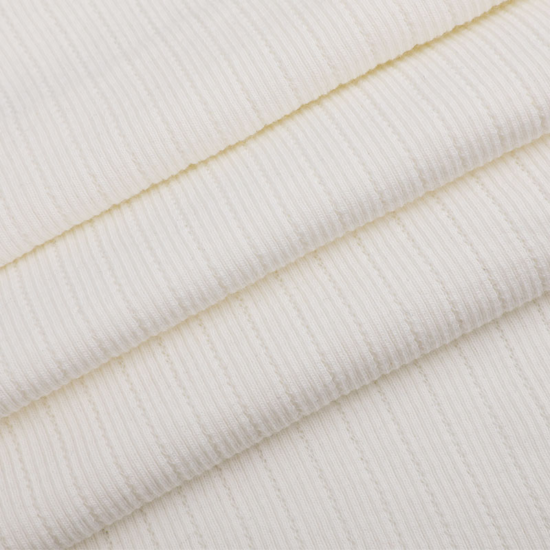 32sCVC提花抽条罗纹