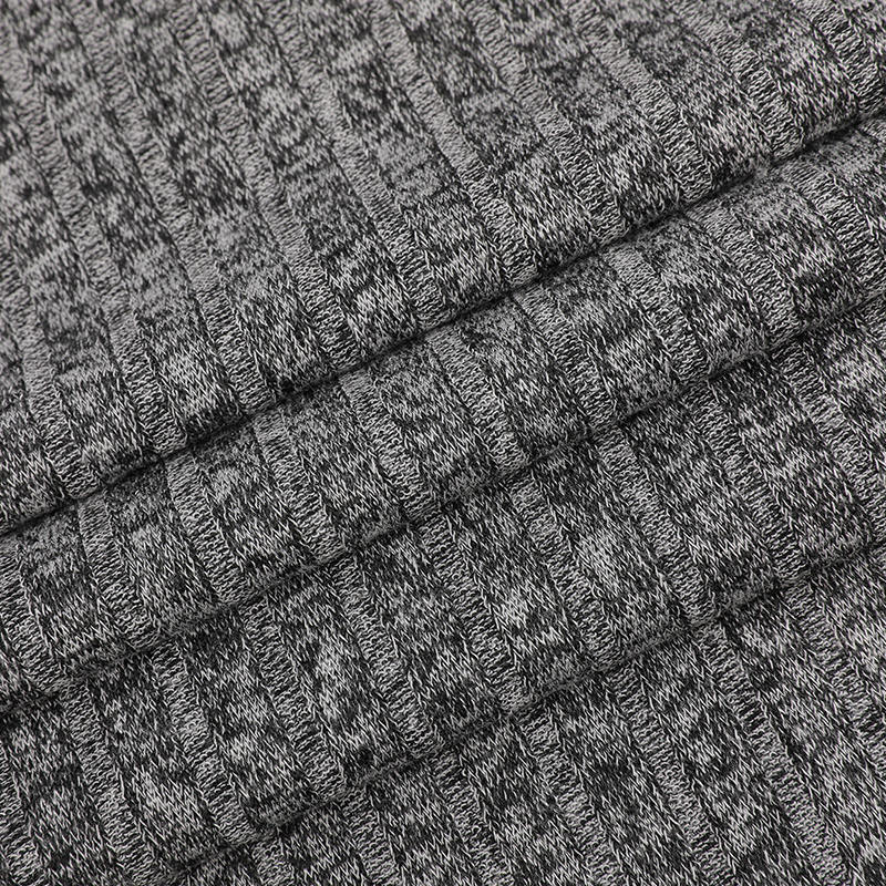 30sR+100D/36F黑低弹丝+30D抽条氨纶罗纹