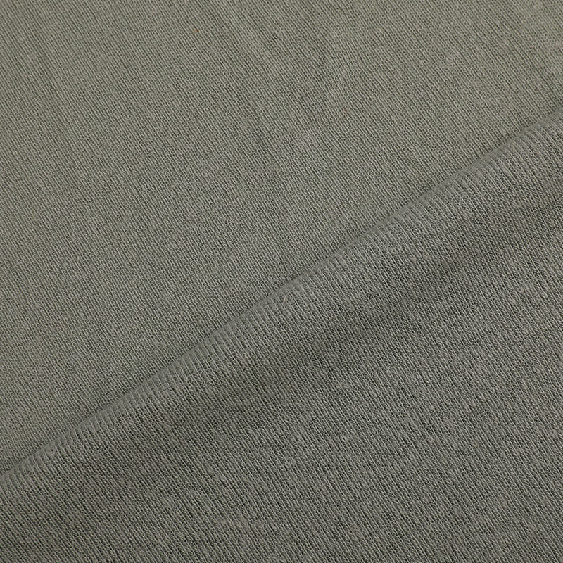 32s亚麻/兰精天丝1*1罗纹